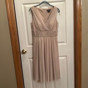 Pretty dress accented with sequence!! 10!!